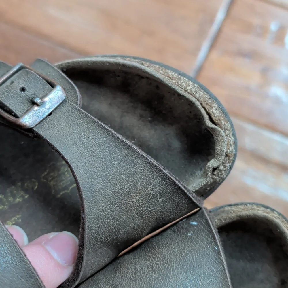 Birkenstock Milano Kids Dark Brown Sandals